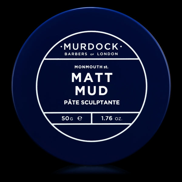 matt mud hair jar front facing