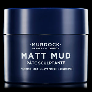 matt mud hair jar standing