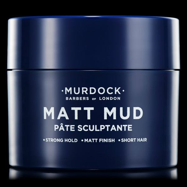 matt mud hair jar standing