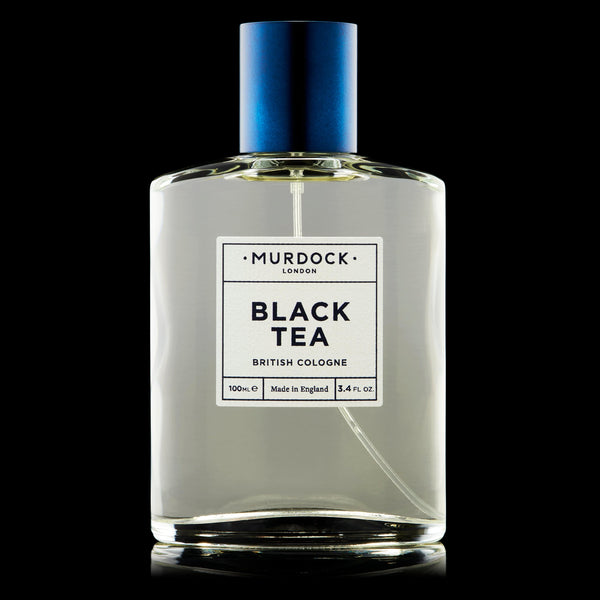 Black Tea Cologne front on bottle